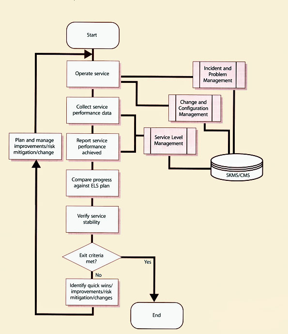 Figure 4.24 Example of early life support activities