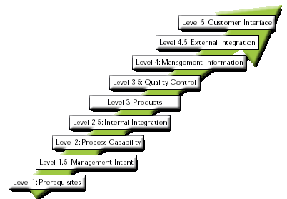 CCTA Maturity Levels - Place mouse on level for description